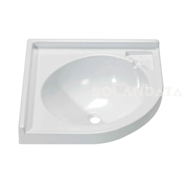 Lavabo Ad Angolo Bianco 425X425 Mm LAVANDINI PER BAGNO Solandata 3