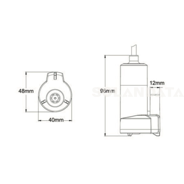 Pompa Immersione “Seaflo”12 Lt-0.6 Bar 12V POMPE A IMMERSIONE E ACCESSORI Solandata 4