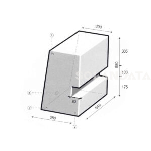 Serbatoio Camper Sagomato 125 Lt – 64X58X38 Cm SERBATOI ACQUA Solandata