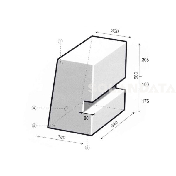 Serbatoio Camper Sagomato 125 Lt – 64X58X38 Cm SERBATOI ACQUA Solandata 3