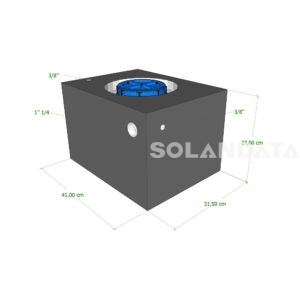 Serbatoio Camper 34 Lt – 41×31,50×27 Cm SERBATOI ACQUA Solandata