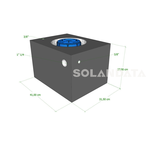 Serbatoio Camper 34 Lt – 41×31,50×27 Cm SERBATOI ACQUA Solandata 3