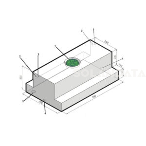 Serbatoio Camper Ducato X250/290 140 Lt – 96X59X35 Cm SERBATOI ACQUA Solandata