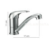 Miscelatore Lavabo Canna 170 Mm Girevole RUBINETTI E MISCELATORI Solandata 6