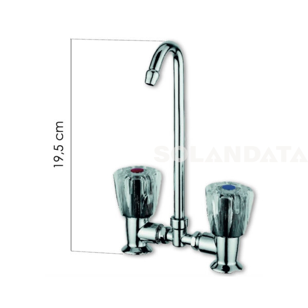 Miscelatore Manopole Cristal RUBINETTI E MISCELATORI Solandata 3