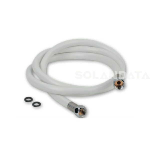 Tubo Pvc 1,5 M Attacco 3/8″ Bianco DOCCE Solandata 3