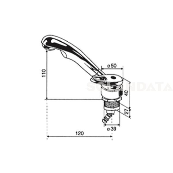 Miscelatore Mono Comando Twist Con Micro Interruttore Cromo RUBINETTI E MISCELATORI Solandata 4