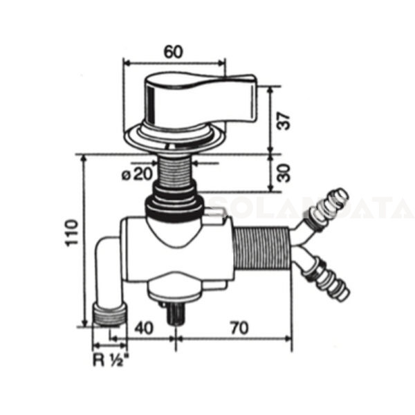 Miscelatore Reich Mono-Mix Con Microinterruttore Bianco RUBINETTI E MISCELATORI Solandata 4