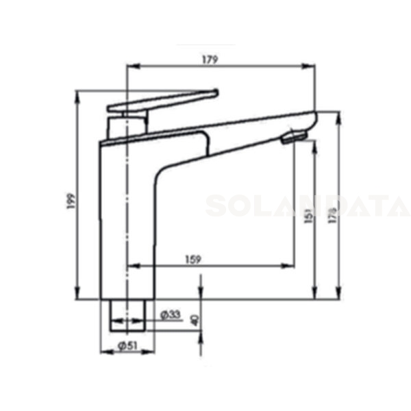 Miscelatore Kitchen “S” Con Micro Interruttore Cromo RUBINETTI E MISCELATORI Solandata 5