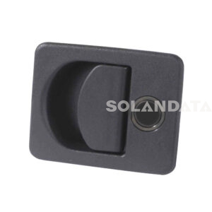 Serratura Portellone Kubus Nera Per Rotori Zadi/Sts 140 X 80 Mm SERRATURE PORTE E PORTELLONI Solandata