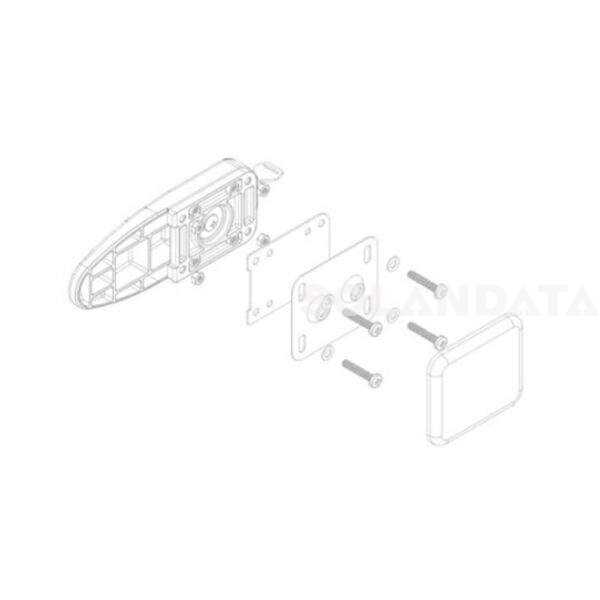 Serratura Thule Universal Lock Bianco 1Pz SERRATURE DI SICUREZZA AGGIUNTIVE Solandata 5