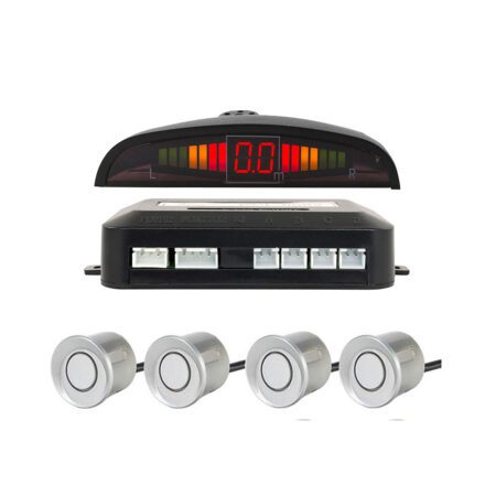 Kit 4 Sensori Silver Parcheggio Con Display Tv E Sistemi Retrovisivi Solandata