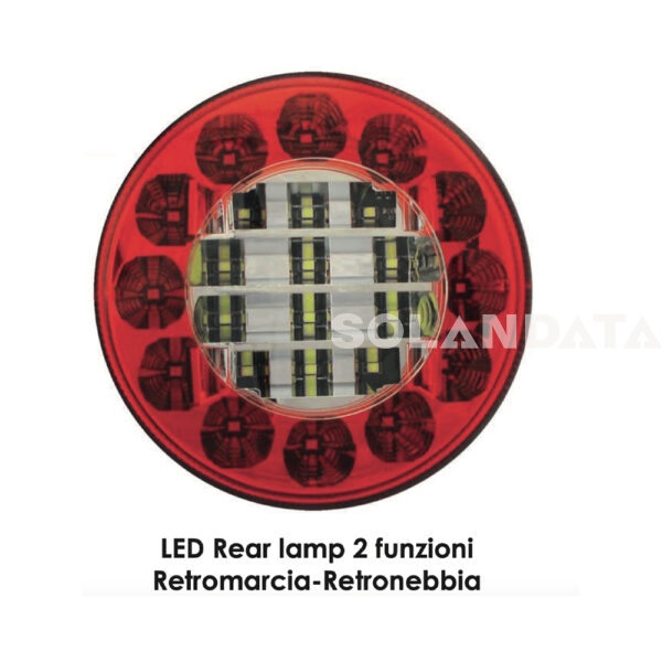 Fanale Posteriore Led Rear Lamp Per Rimorchi, Caravan E Allestimenti Speciali FANALERIA Solandata 3