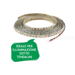 Striscia A Led 12 Volt, Ip65, 120 Led/Mt, Luce Bianco Naturale ILLUMINAZIONE Solandata