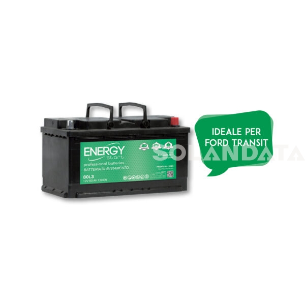 Batteria Avviamento Per Ford Transit ENERGIA Solandata 3