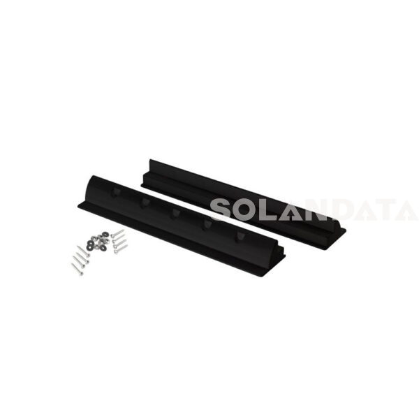 Coppia Supporti Per Modulo Fotovoltaico 550Mm Nero MODULI FOTOVOLTAICI Solandata 3