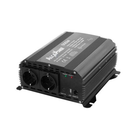 Inverter Sinus. Pura 600W Inp 11-15Vcc Out 220V Inverter Solandata