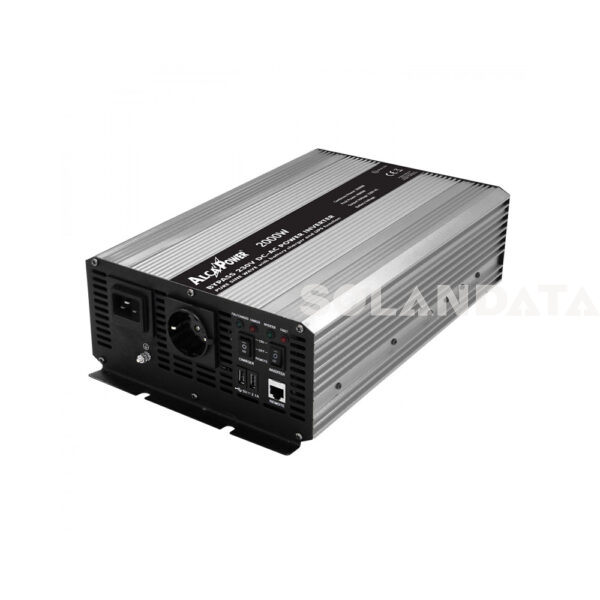 Inverter Onda Sinusoidale Pura 12 Volt  2000W Con Funzione By-Pass/Ups E Caricabatterie INVERTER Solandata 3