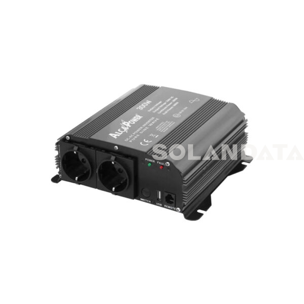 Inverter Sinus. Pura 300W Inp 10-15Vcc Out 220V INVERTER Solandata 3