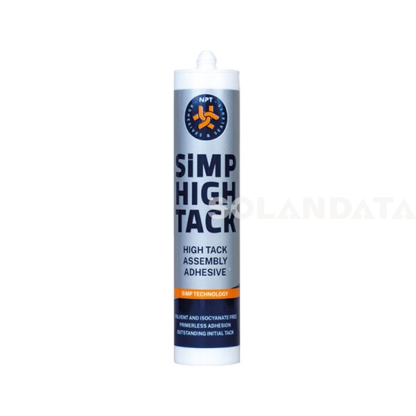 Simp-High Tack Adesivo Elastico Bianco – Cartuccia 290 Ml SIGILLANTI Solandata 3