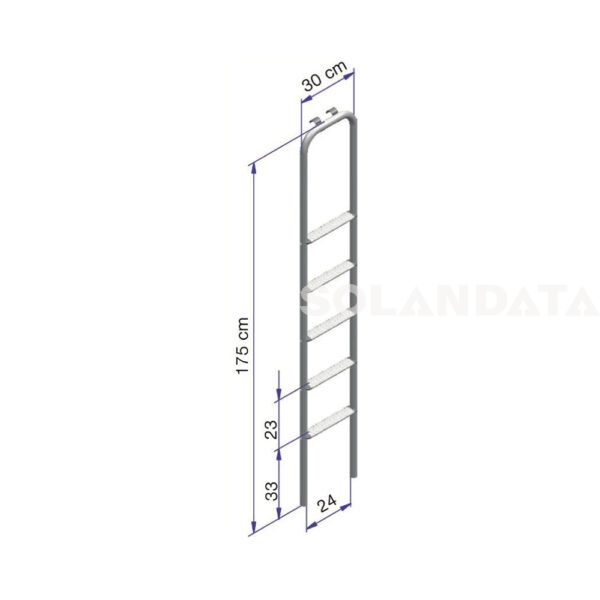 Scaletta Thule 5 Gradini Da Interno SCALETTE Solandata 4