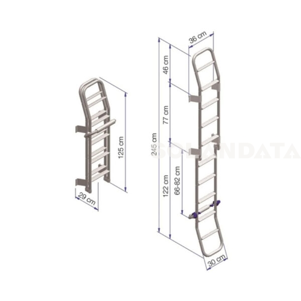 Scaletta Thule 5+5 Gradini SCALETTE Solandata 4