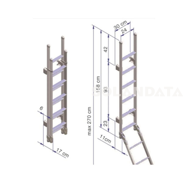 Scaletta Thule 5+6 Gradini SCALETTE Solandata 4