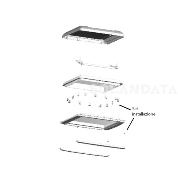 Set Installazione Di Ricambio Per Visionstar “L” 700X500 Mm RICAMBI OBLÒ Solandata 3