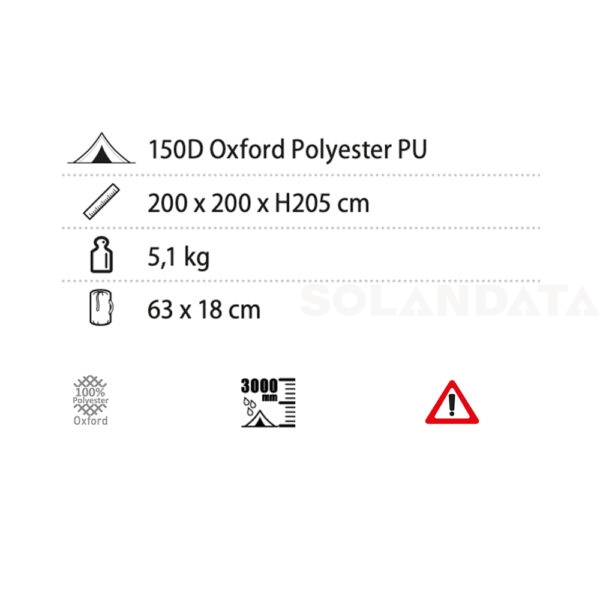 Tenda Posteriore Comet Vw T5/T6 TENDE OUTDOOR Solandata 9