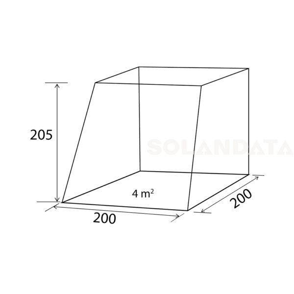 Tenda Posteriore Comet Vw T5/T6 TENDE OUTDOOR Solandata 6