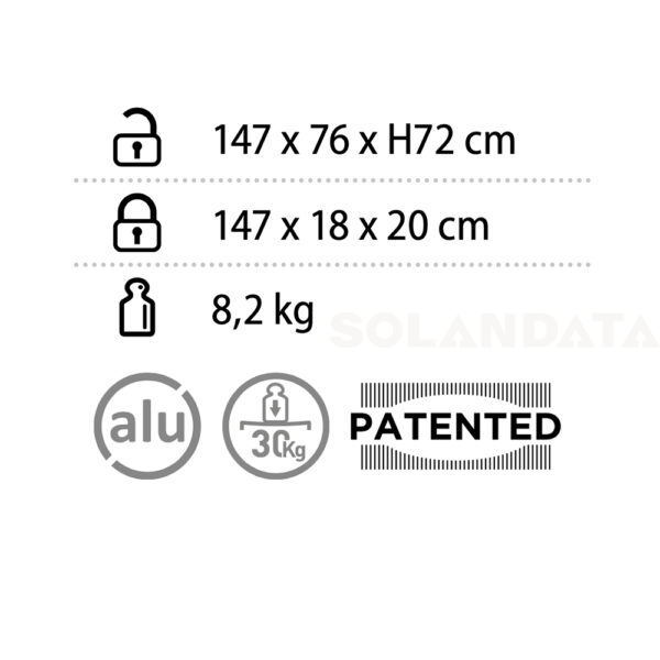 Tavolo Titanium Axia 4 – 122X76 Cm TAVOLI Solandata 11