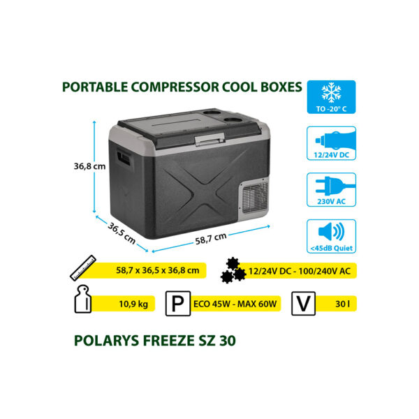 Frigo/Congelatore Portatile Polarys Freeze Sz RAFFREDDAMENTO Solandata 4