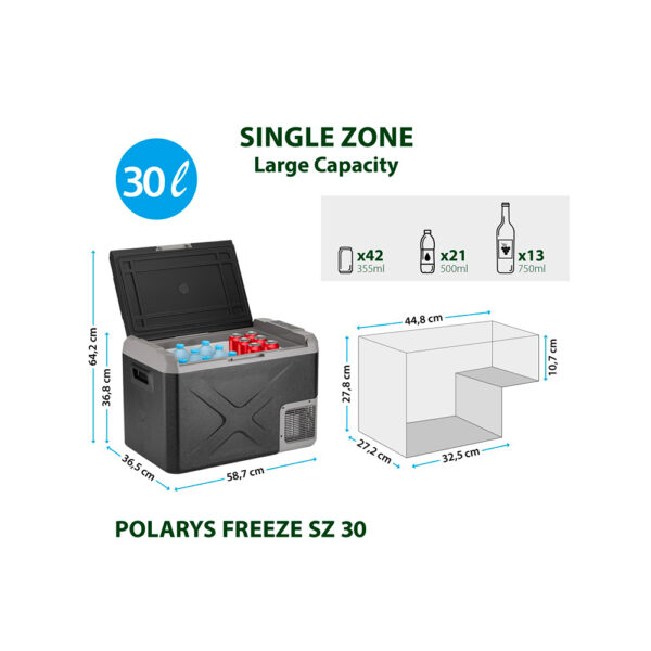 Frigo/Congelatore Portatile Polarys Freeze Sz RAFFREDDAMENTO Solandata 5