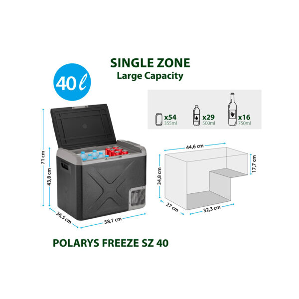 Frigo/Congelatore Portatile Polarys Freeze Sz RAFFREDDAMENTO Solandata 6