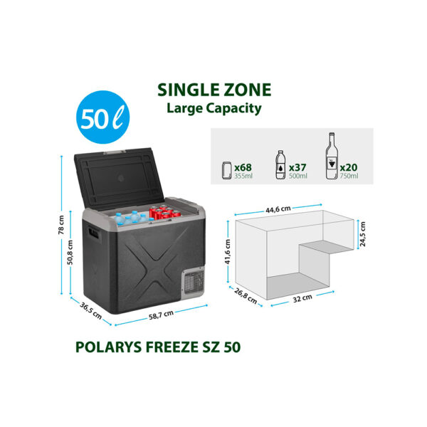 Frigo/Congelatore Portatile Polarys Freeze Sz RAFFREDDAMENTO Solandata 8