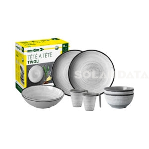 Set Di Stoviglie Tivoli – 8 Pezzi STOVIGLIE OUTDOOR Solandata