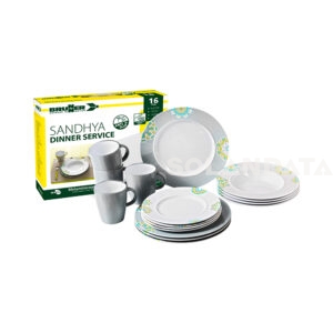 Set Di Stoviglie Dinner Service Sandhya – 16 pezzi STOVIGLIE OUTDOOR Solandata