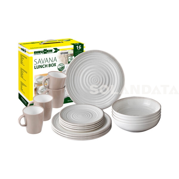 Set Di Stoviglie Lunch Box Savana STOVIGLIE OUTDOOR Solandata 3