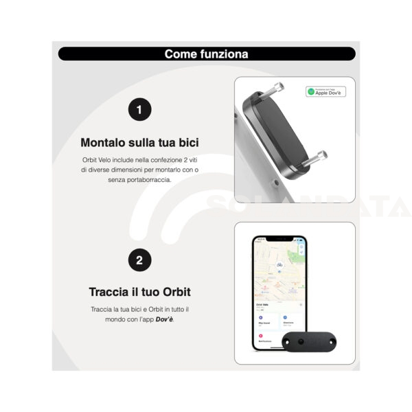 Orbit Velo Localizzatore Bici (Ios) ACCESSORI BICI Solandata 6