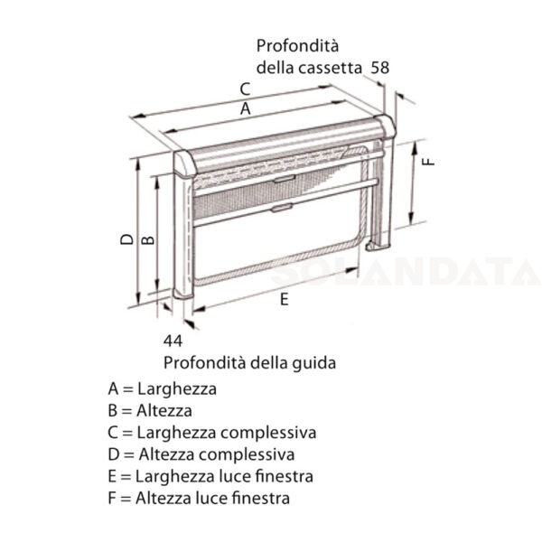 Rast-Rollo 3000 Bianco ACCESSORI PER FINESTRE Solandata 4