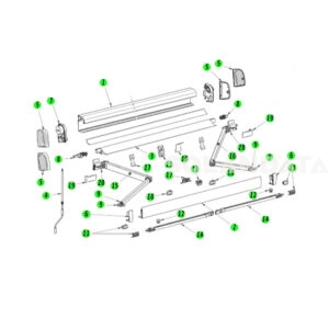 Ricambi Thule Omnistor 4200 RICAMBI Solandata