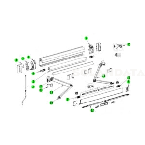 Ricambi Thule Omnistor 5200 RICAMBI Solandata