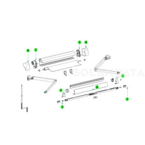 Ricambi Thule 5102 RICAMBI Solandata