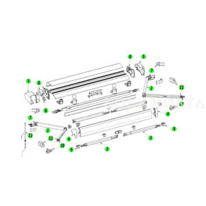 Ricambi Thule Omnistor 6300 RICAMBI Solandata