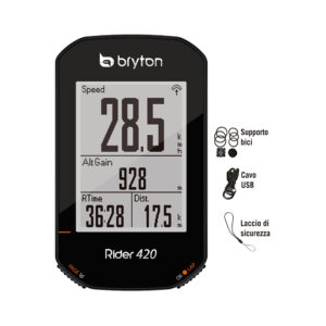 Bryton Ciclocomputer Rider 420E ACCESSORI BICI Solandata