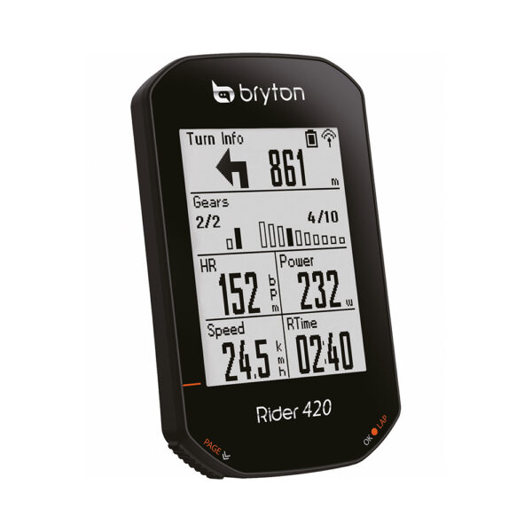 Bryton Ciclocomputer Rider 420E ACCESSORI BICI Solandata 6