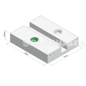 Serbatoio 140 Lt Sagomato Sotto Pianale Per Ducato X250-X290 – 97X79X19,5 Cm SERBATOI ACQUA Solandata